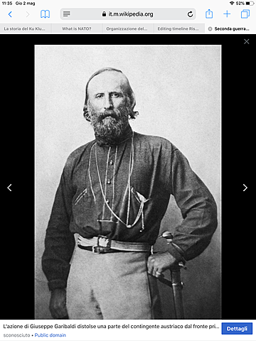 Garibaldi parte per liberare l’Italia Meridionale