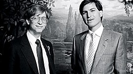 Timeline: Steve Jobs VS  Bill Gates