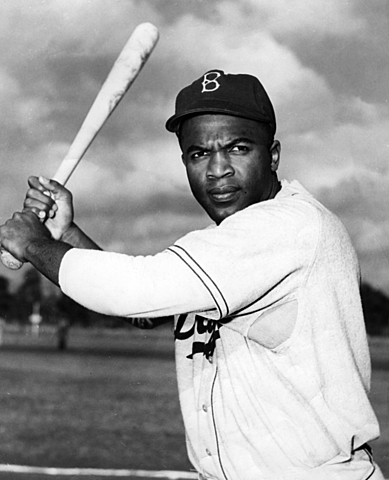 Jackie Robinson joins Dodgers