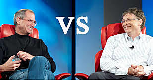 Steve Jobs y Bill Gates