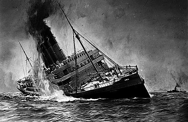 Sinking of The Lusitania