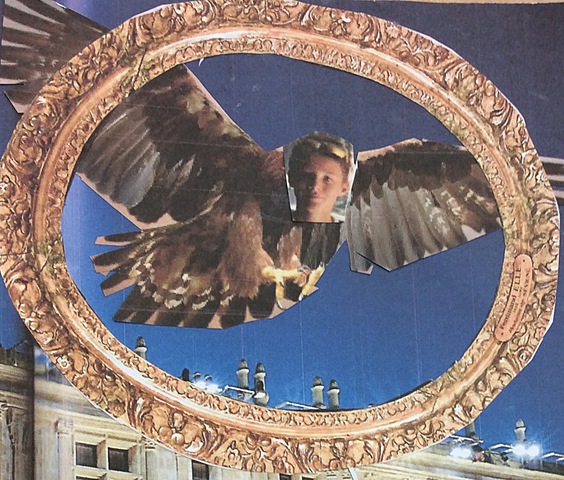 Je trouve un aigle blessé qui  m’adopte et ne me quitte plus.