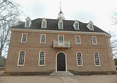 The house of Burgesses' first meeting
