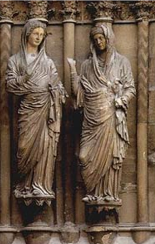 Visitazione : la Vergine e Sant' Elisabetta