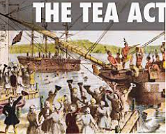 The tea act is passed