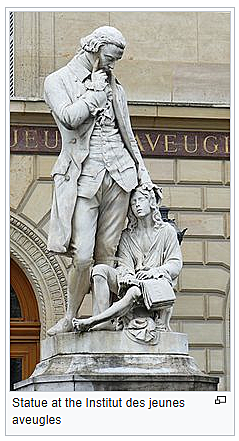 Valentin Haüy founds the first school for the blind