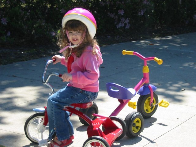 Went for a tricycle ride with my brother at Memorial Park in Riverside