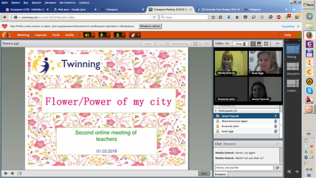 Second online meeting