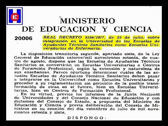 Integracion de las escuelas de ATS  en la universidad