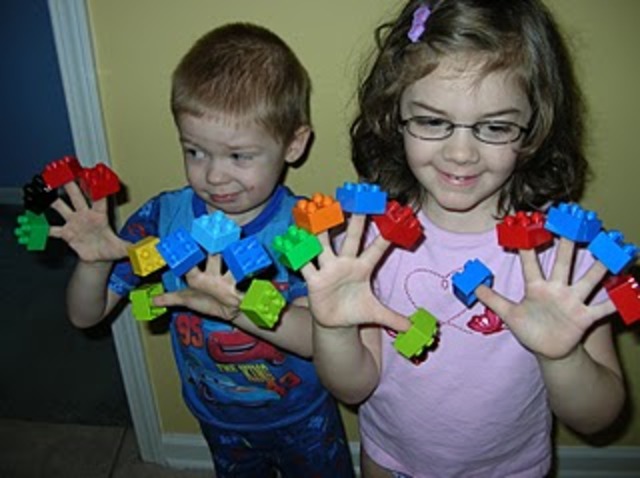 Lego Fingers with my Brother