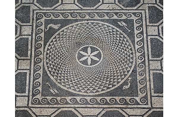 Mosaic floor in Emporion - Spain