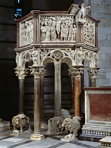 PULPITO DEL BATTISTERO DI PISA