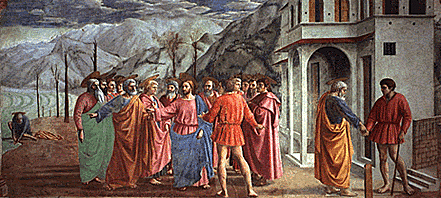MASACCIO (1401-1428) - Le paiement du tribut