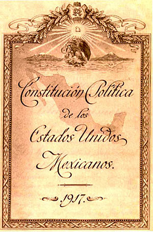 Promulgación de la Constitución de 1917