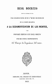 Ordenanzas generales de montes.