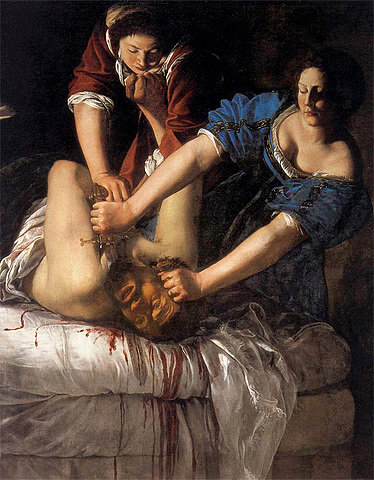 Judith y Holofernes. Artemisia Gentileschi