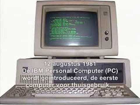 De eerste persoonlijke computer