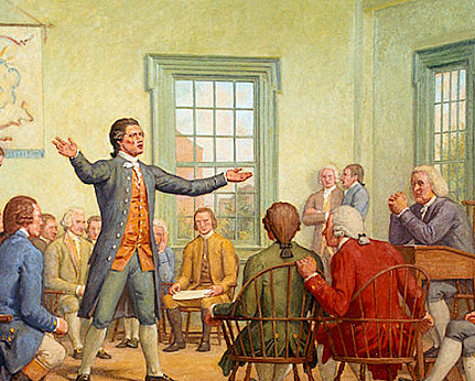 The second continental congress meets in Philadelphia