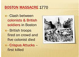 Britain troops and american colonists clashed