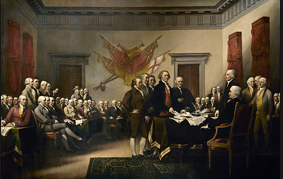 U.S. Declaration of Independence signed