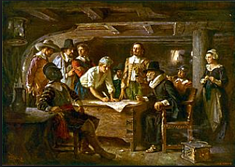 Mayflower compact agreement was signed
