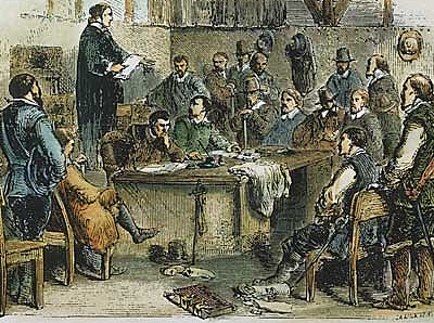 The House of Burgesses meet together