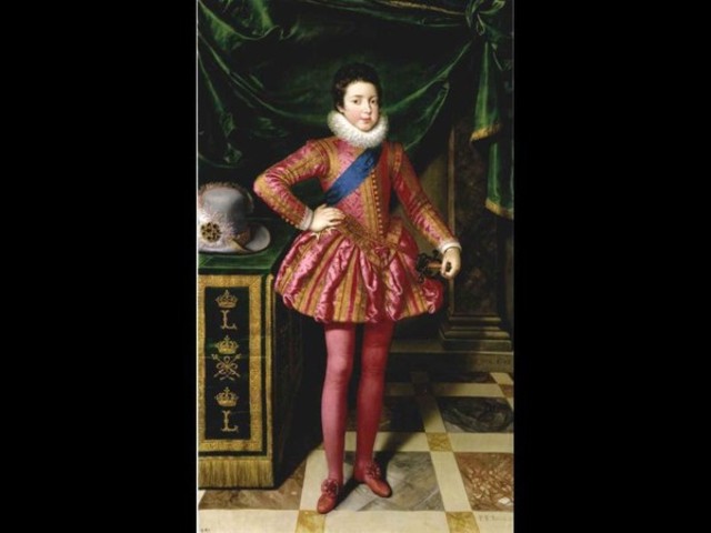 Начало провления Людовика 13.