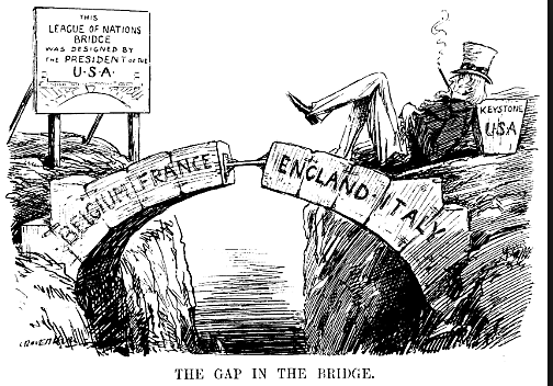 Senate rejects League of Nations