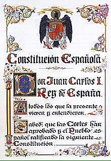 Constitución española