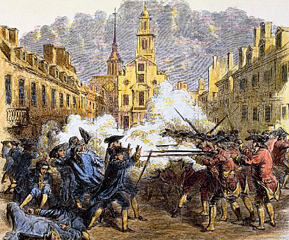 The Boston Massacre occured