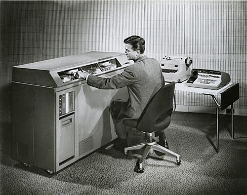 Ibm 610 auto-point computer.