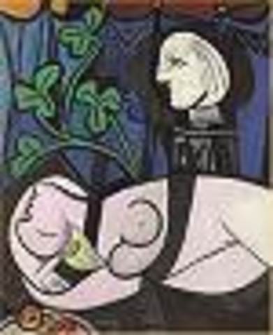 Nu au Plateau de Sculpteur by Pablo Picasso