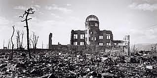 The bombings of Nagasaki and Hiroshima