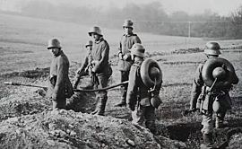 First Use of the Hand Flamethrower in Combat