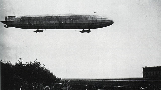First Zeppelin Raid on British Soil