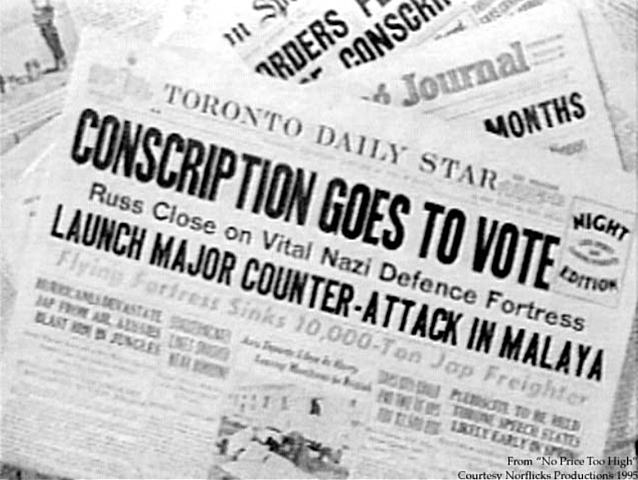 World War Two Conscription Crisis - Part 1