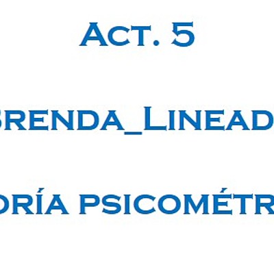 Timeline: Línea de tiempo: Teoría psicométrica