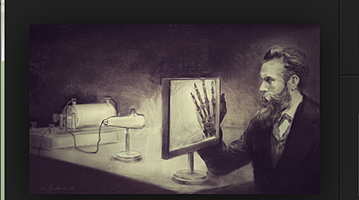 La historia del descubrimiento de los RAYOS X se inicia con una serie de investigaciones y experimentos que realiza el cientifico William Crookes, quien estudio las reacciones de ciertos gases al aplicarles descargas electricas.