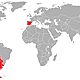 Map hispanophone world