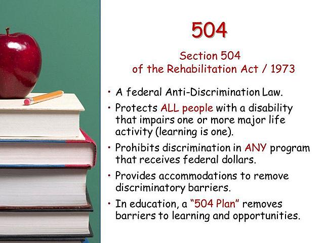 Section 504 of the Rehabilitation Act of 1973