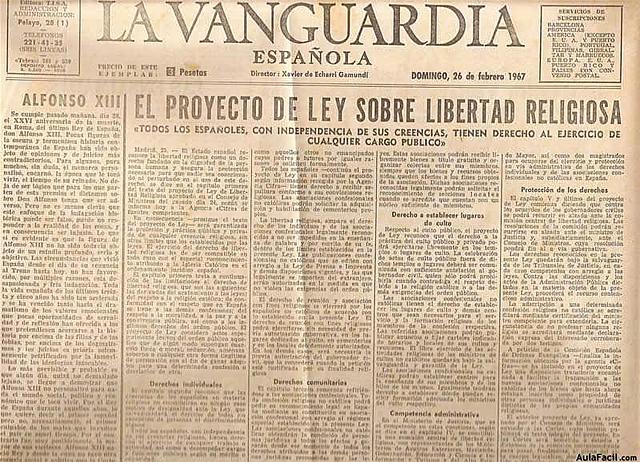 Ley de libertad religiosa.