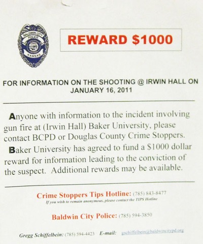 Reward offered