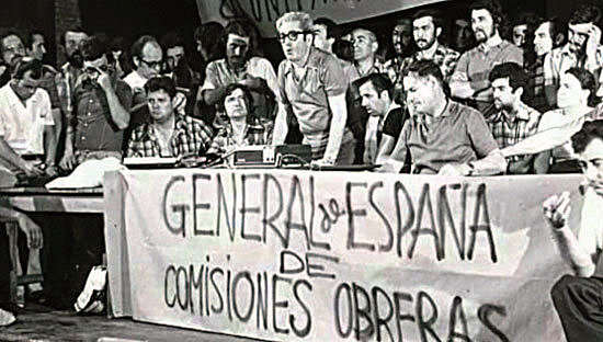Ilegalización de Comisiones Obreras.