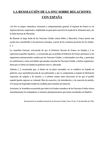 Resolución de diciembre de las Naciones Unidas
