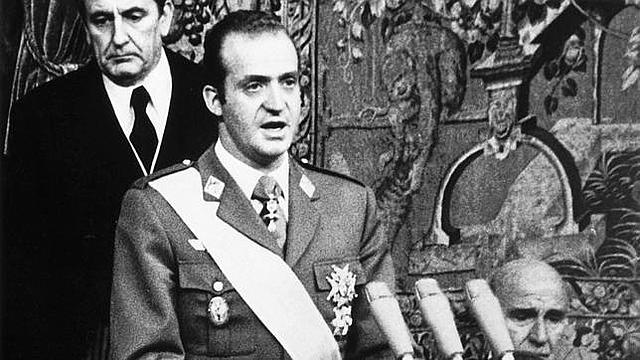 Designación de Juan Carlos I como jefe del Estado, a titulo de Rey.