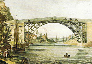 1779: Construcción del primer puente metálico