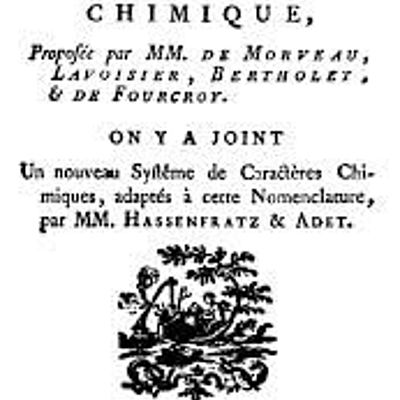 Timeline: Nomenclatura quimica