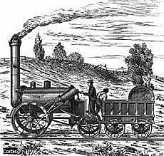 1812: Construcción de la primera locomotora