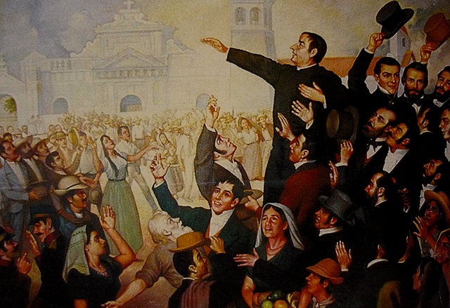 1821: Independencia de las provincias centroamericanas