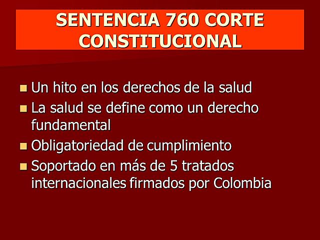 SENTENCIA T 760 DE 2008